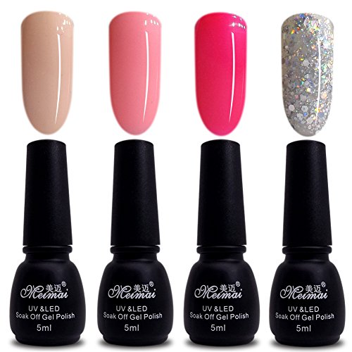 Warm Girl Gel Nail Polish Kit with 6W LED Light Soak Off Base and Top Coat Nail Polish Manicure Pedicure Tools Birthday Christmas Thanksgiving Gift Set - Thumbnail 2