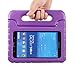 NEWSTYLE Shockproof Light Weight Kids Case with Protection Cover Handle and Stand for Samsung Galaxy Tab 4 7-inch, SM-T230, SM-T231, SM-T235 – Purple Not Fit Other Tablet