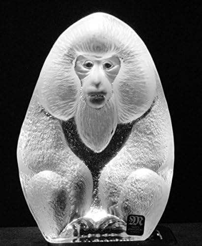 Mats Jonasson Crystal Monkey Ape (Large)