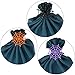 Boao 12 Pieces Halloween Spider Web Napkin Rings Set, Spooky Design Metal Napkin Holder for Halloween Costume Theme Party Supplies, Accessories, Table Decorations, 3 Colors