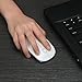 Tonor Bluetooth 3.0 Wireless Mouse Ultra Slim Portable Optical Mouse 800/1200/1600 DPI White-Updated Version