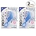 PRO-SYS® Baby Toothbrush/Teether (Colorful Blue 2-Pack) – BPA Free -Made of 100% FDA Approved Food Grade Silicone. (Ages 4 Months and Up)