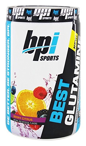 Best Glutamine Essential Amino Acid For Intense Training, Berry Citrus, 14.1 Ounce