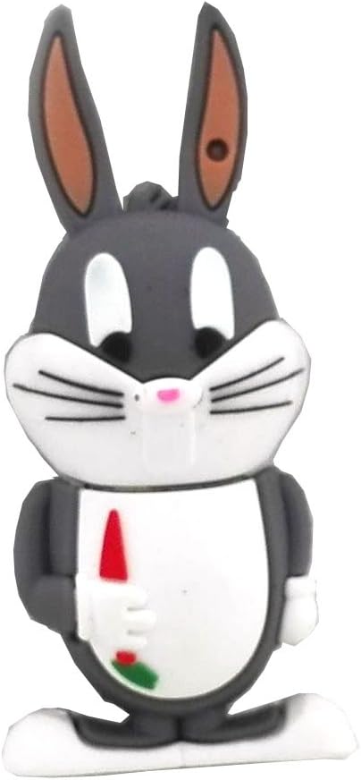 Aneew Pendrive 16GB Cartoon Animal Rabbit Carrot USB Flash Drive Memory Stick 2.0