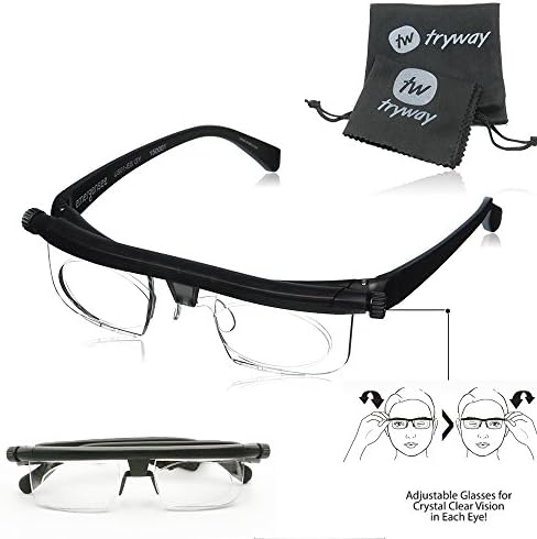 New Adjustable Dial Eye Glasses Vision HD Reader Glasses Variable Focus Glass For Distance Or Reading glasses Myopia glasses