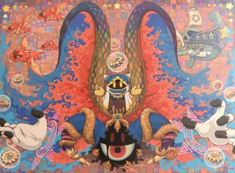 ロイヤリティフリーイラスト 星のカービィ 美しい花の画像