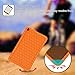 Fintie Silicone Case for Amazon All-New Fire HD 8 - [Honey Comb Series] Light Weight [Anti Slip] Shock Proof Silicone Protective Cover [Kids Friendly] for Fire HD 8 Tablet (2016 6th Gen Only), Orange