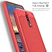 Huawei mate 10 lite/Huawei Nova 2i case, KuGi [Shock/Scratch Absorption Protection] SS Durable Anti-Slip Flexible Rubber Soft TPU Bumper Case for Huawei mate 10 lite smartphone (Red)