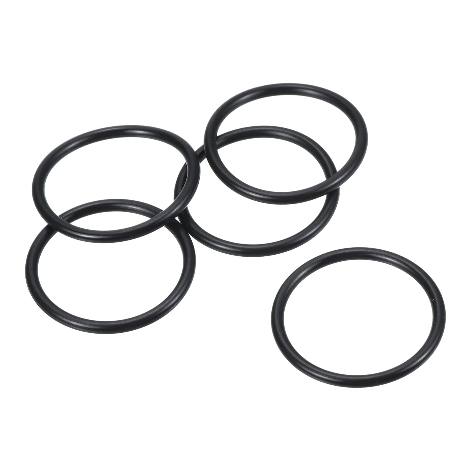 PATIKIL Nitrile Rubber O-Rings 32mm OD 27mm ID 2.5mm Width, 20 Pcs Metric Sealing Gasket for Faucet Plumbing Automotive Repair, Black
