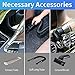 Gugusure Car Vacuum Cleaner High Power, 5000PA Portable Auto Vacuum Cleaner for Cars w/Led Light, 120W 12V Mini Handheld Vacuum for Car Interior Cleaning, Carry Bag/Stainless Filter/16.4ft Long Cord