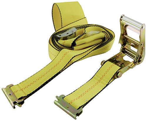 Erickson 08314 E-track Adjustable Tire Basket Strap (with Cam Buckle and Ratchet, 3500 lb load capacity),1 Pack