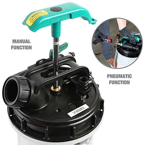 OEMTOOLS 24938 10 Quart (2.5 Gallons) Manual Fluid Extractor, Manual