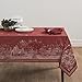 Benson Mills Engineered Jacquard Heavyweight Fabric Table Cloth, Holiday, Winter, and Christmas Tablecloth (Christmas Story, 60