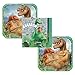 Amscan Good Dinosaur Party Pack for 16 Guests - 16 Dessert Plates and 16 Beverage Napkins