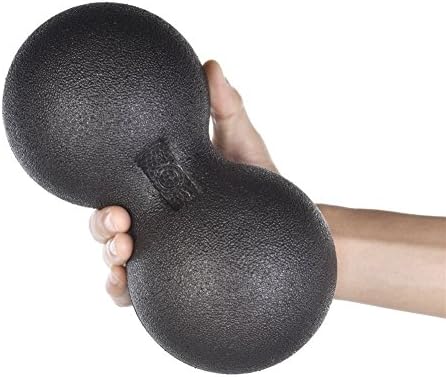 Yoga Peanut Massage Ball Large 9.45" * 4.72"-Double Lacrosse Balls for Myofascial Release,Trigger Point & Deep Tissue Roller, Sore Muscles, Pressure and Self Massage