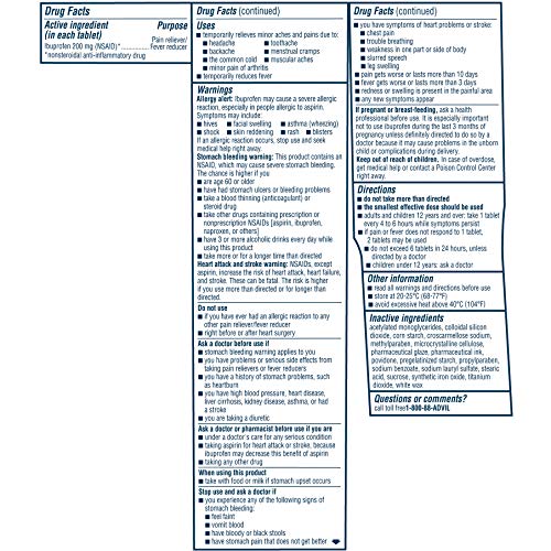 Advil 200mg Coated Tablets - Image 2