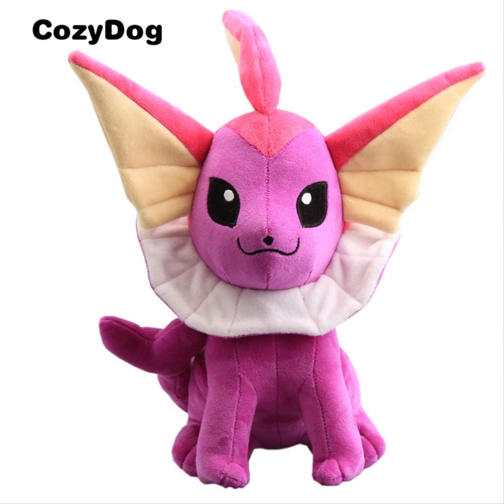 hzbftoy Soft Plush Toy, 33 Cm, Pikachu ,anime Purple Color Vaporeon Shiny Plush Toy,soft Stuffed Dolls Kids Birthday Gift For Children