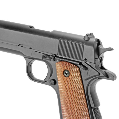 bbtac m21 airsoft 260 fps metal spring pistol with working hammer and