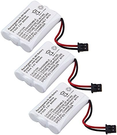 BP-446 BT-446 BT-1005 Cordless Phone Battery 3.6V 800MAH For Uniden (Pack of 3)