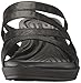 crocs Women's Leigh-Ann Leather Mini Wedge Sandal