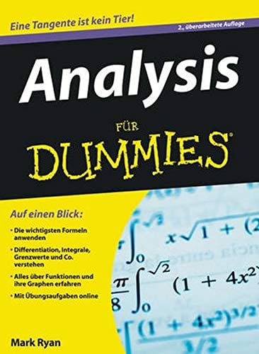 Analysis Fur Dummies (Für Dummies) (German) Paperback – 9 Jun. 2010