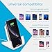 YW YUWISS Wireless Charger, 15W Max Wireless Charging Stand Cordless Charger Compatible with iPhone 14 13 12/12 /11Pro Max/XR/XS Max/XS/X/8/8Plus Galaxy S22/S21/S9/S9+/S8/S8+ Note
