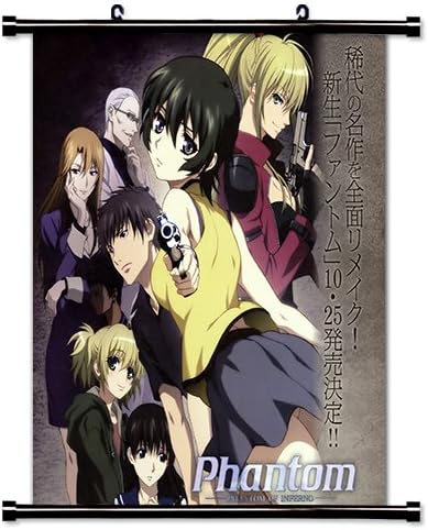 Amazon Co Jp インフェルノのファントム アニメ 布製 壁掛けスクロールポスター 16インチ X 17インチ Wp ファントム 47 ホーム キッチン