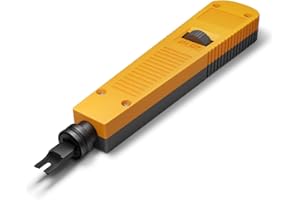 Flexzion Ethernet Punch Down Tool - 110 Blade Punchdown Tool Cutter for Keystone, Patch, Internet, LAN Network Cable Cat 8, C