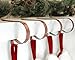 Haute Decor The Original MantleClip Stocking Holder - 4 Pack (Brushed Copper) - Hang Christmas Stockings Safely and Securely from Mantels Up to 3 Inches Thick
