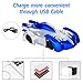 AOKESI Remote Control Car Wall Climbing for Kids Dual Mode Climbing Car Rechargeable 360°Rotating Stunt, Air Climbing RC Car with Powerful LED Lights Ideal Kids Gift Age for 6 Years Old or Older