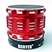 Portable bluetooth speakers, with 3 Year Warranty, Built in Hands Free Microphone and Rechargable Battery Support Tf Function Works for Iphone, Ipad Mini, Ipad 4/3/2, Nexus, Samsung Red Color