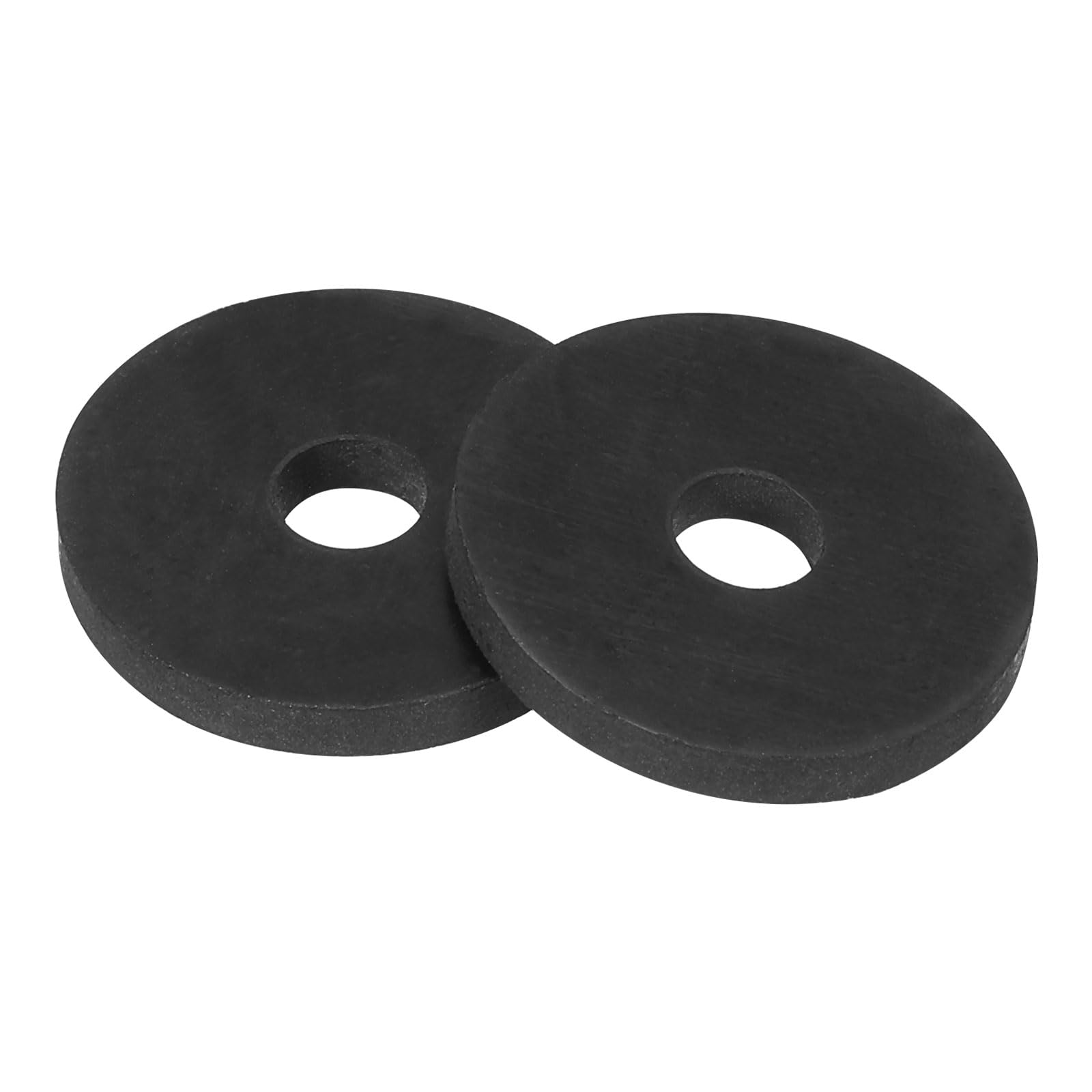 PATIKIL Rubber Washers, 30Pcs 1" OD x 1/4" ID x 1/8" Thickness Waterproof Abrasion Resistant Flat Rubber Grommets Spacer for Bolts Screws, Black