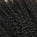 viviaBella Afro 4B 4C Curls Kinky Curly Clip in Hair Extensions 70g Net Human Hair 14 Inches Double Weft Brazilian Virgin Hair 7 Pieces/set 16 Clips (70g 14