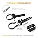 AUXMART Tube Clamps Mounting Brackets for LED Light bar Work Lights Fog Lights Off Road Lights Fit 2