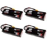 3DR Iris+ 3S 5100mAh 11.1V RC LiPo Drone Battery w/ XT60 Plug x4 packs by Venom