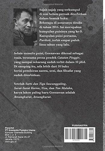 Fragmen Sajak Sajak Baru Indonesian Edition Goenawan Hohamad