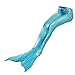 GALLDEALS Mermaid Tail for Swimming Kids Girls Womens Adults Swimsuit Swimwear (No Monofin)