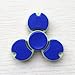 Small Fidget Spinner, WINONE Plastic Hand Spinner Glow In The Dark Small Size Designed for Children / Kids Stress Reducer Helps Focus Relieve ADD ADHD ANXIETY (3-R-BLUE)