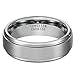 Tungsten Rings for Men Wedding Bands for Him 7mm Men Rings Men's Tungsten Carbide Ring Matte Finish