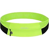 WATERFLY Running Belt Fanny Pack: Slim Waist Bag for Men Women, Workout Fitness Phone Holder for Exercise Marathon Jogging-Fluorescent Green