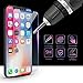 iPhone X Screen Protector, 2-Pack iPhone X Glass Screen Protector Anti-Glare Shatter-Proof 9H Tempered Hardness Bubble-Free HD Clear Thin Front Protective Film Skin for Apple iPhone X - Case Friendly