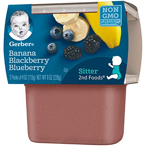 Gerber Purees 2nd Foods Baby Food, Banana/Blackberry/Blueberry - Image 6