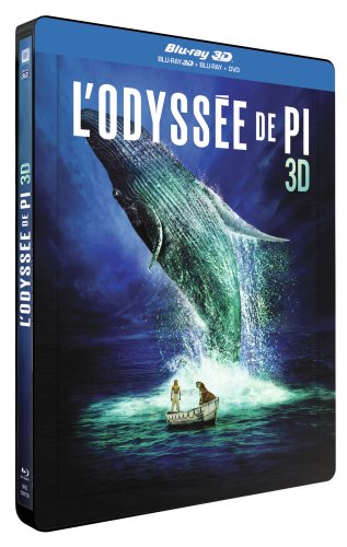 L'Odyssée de Pi - Combo Blu-ray3D + Blu-ray+ DVD - Édition boîtier SteelBook