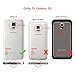 ULAK Galaxy S5 Case, Premium Synthetic Leather Wallet Case Stand Feature Magnet Flip Cover for Samsung Galaxy SV I9600 with Built-in Credit Card/ID Card Slots (Follow The Sky)