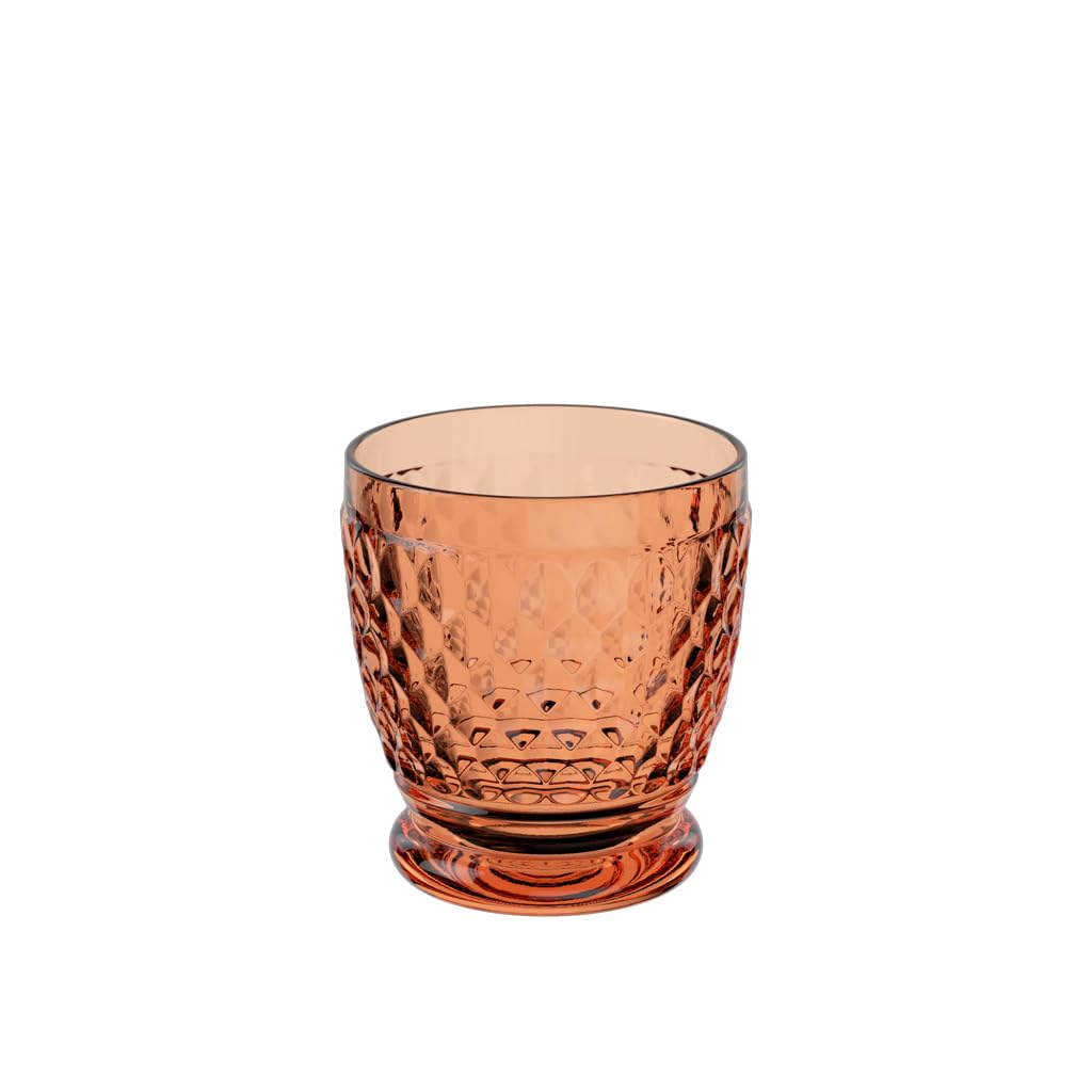 Villeroy & Boch – Boston Apricot Tumbler, Crystal Glass Coloured Orange, Capacity 200 ml — image 1