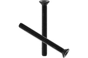 TNITRIB 1/4-20 x 2 1/2 Flat Head Trailer Deck Floorboard Thread Cutting Screws, Type F, T-30 Drive(Torx Plain - Six Lobe Drive) - 120 pcs