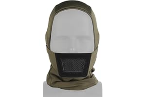 CMAIR4U Airsoft Balaclava Mesh Mask,Ninja Tactical Mask with Breathable Mouth Guard for Outdoor