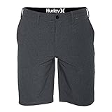 Hurley Men's Phantom Boardwalk, Heather Black, 32