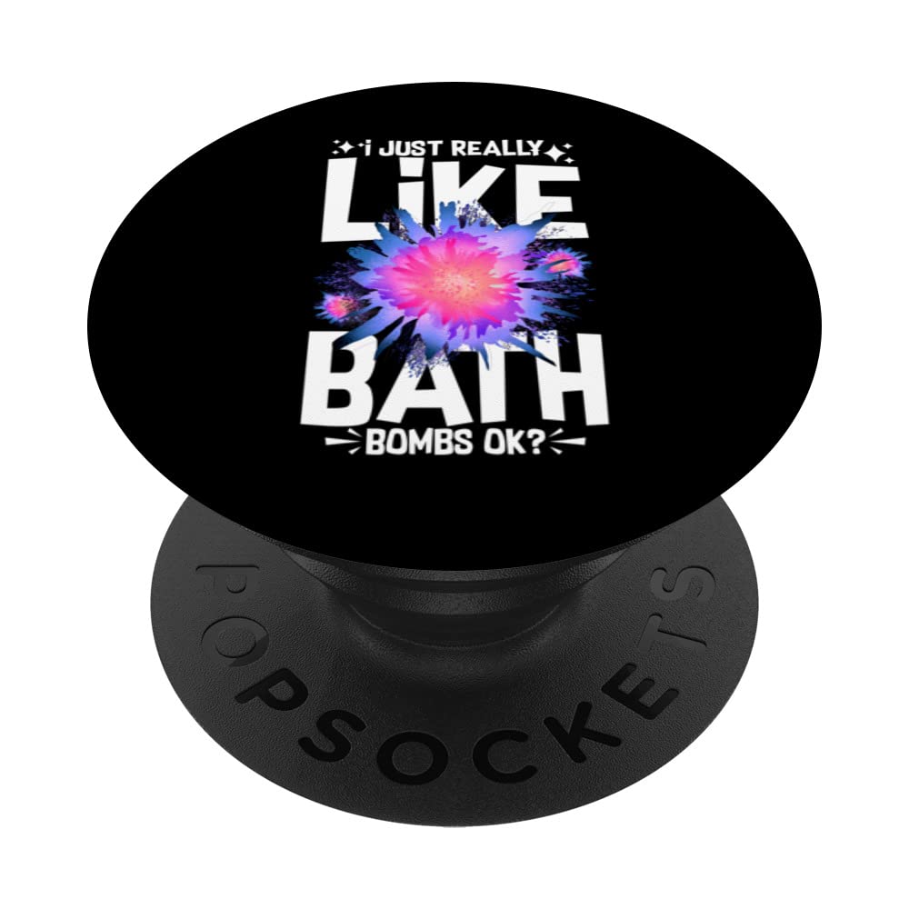 Bath Bombs Making Bathing Bomb Bubble Lavender PopSockets Swappable PopGrip