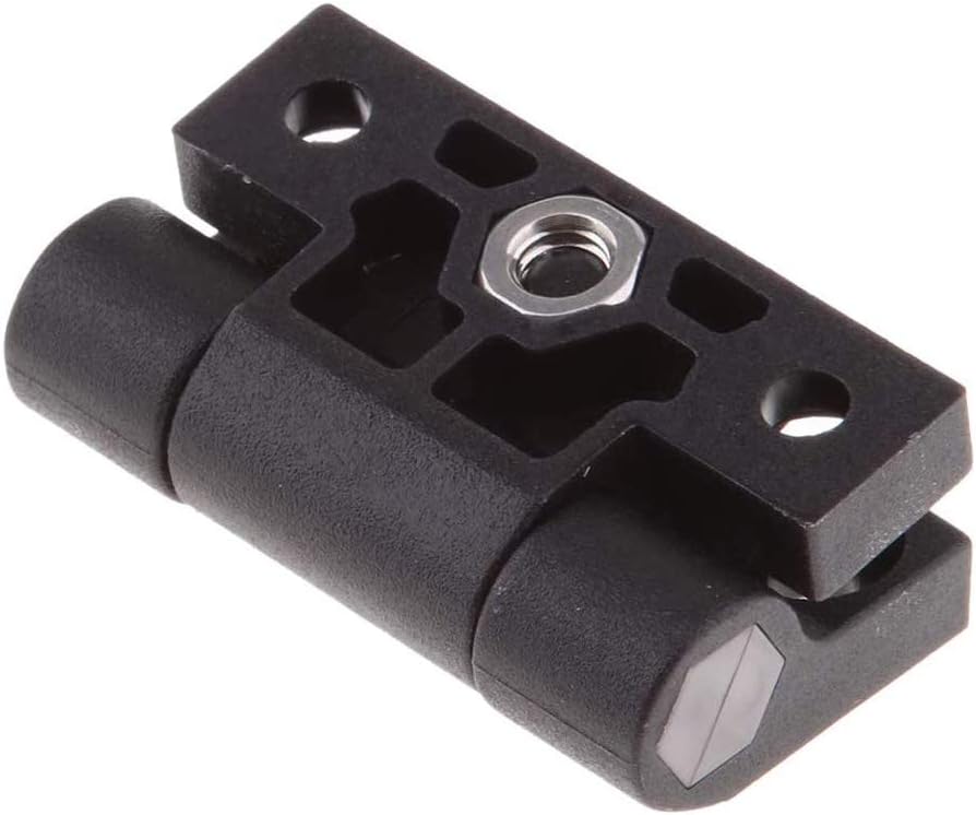 POFET 5pcs Torque Hinge Position Control Replacement for Southco E6-10-301-20 Black,Zinc Alloy Adjusts Shaft Torque Middle Shaft Adjustable Torque Friction Resistance - Image 4